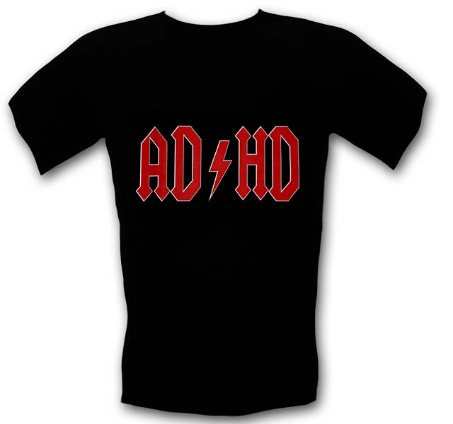 koszulka z nadrukiem ADHD