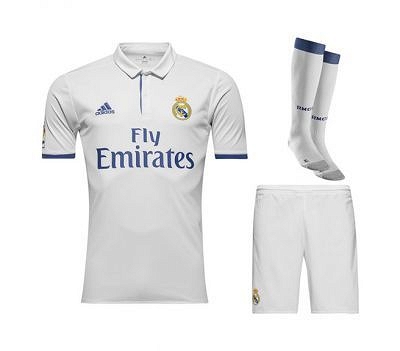 KOMPLET ADIDAS JUNIOR  REAL MADRYT HOME DOMOWY
