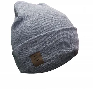 MĘSKA ZIMOWA CIEPŁA CZAPKA BEANIE SZARY