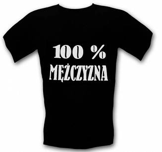 Śmieszne koszulki 100% Mężczyzna XXL