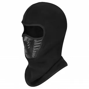 Kominiarka maska Termiczna wiatroodporna na motor narty rower czarna