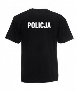 Koszulka z nadrukiem POLICJA 2 - stronny nadruk