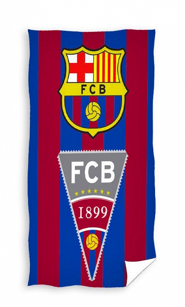 RĘCZNIK FC BARCELONA PROPORZEC PROPORCZYK 40x60cm