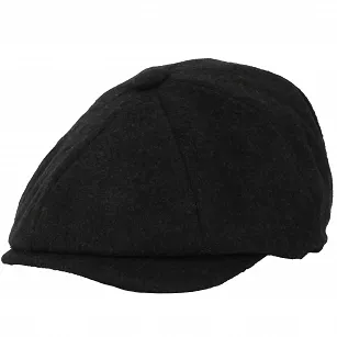 Kaszkiet Męski Czapka ocieplany z podszewką Ciepły Peaky Blinders Shelby Ciemno szary