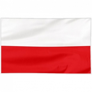 FLAGA POLSKI POLSKA BARWY NARODOWE 120/75cm