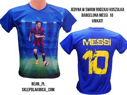 JEDYNA I NIEPOWTARZALNA KOSZULKA MESSI 10 BARCELONA! UNIKAT!