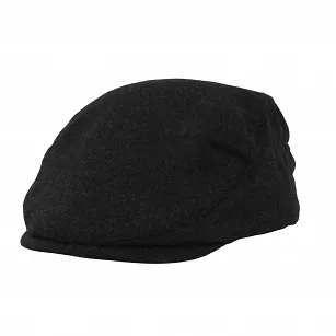 Kaszkiet Męski Czapka ocieplany z podszewką Ciepły Grafitowy